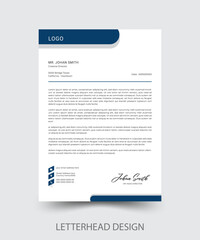 Letterhead Design, Modern Business Letterhead Design Template.