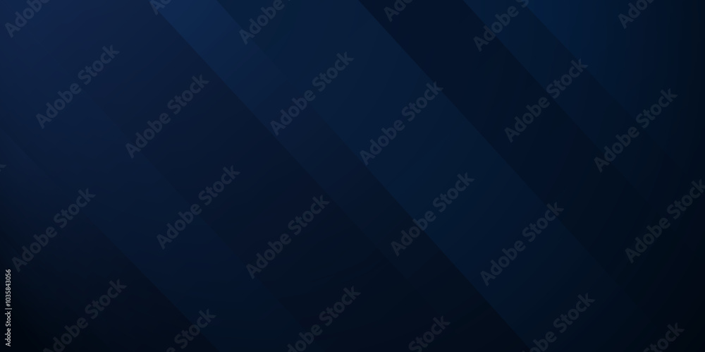 Poster dark blue dynamic gradient lines abstract background. technology design. stock illustration.