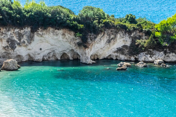 tropical island in the sea