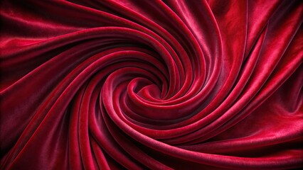 Obraz premium Luxurious red velvet textured background with wine red swirls