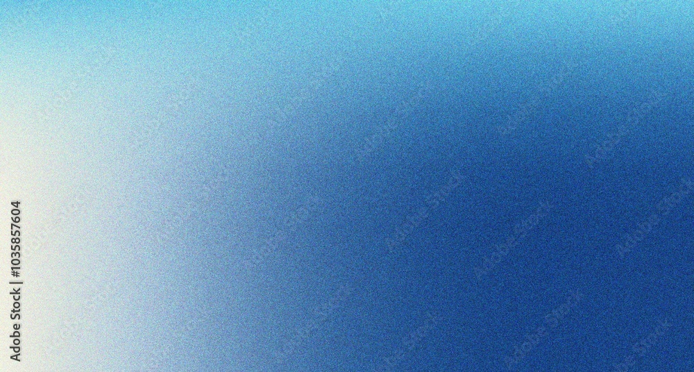Poster light dark blue color gradient background, grainy texture, noise texture blur abstract background