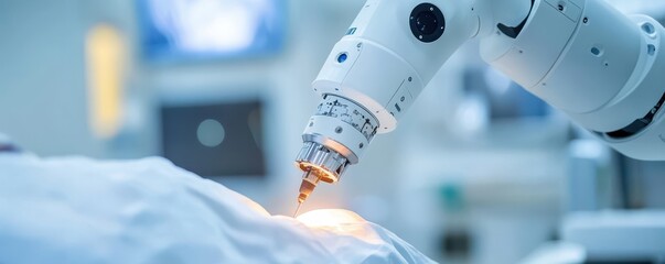 Surgical robot performing minimally invasive procedure on patient