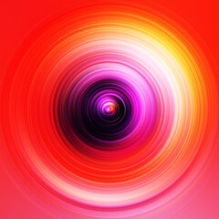 Obraz premium Colorful radial motion effect. Abstract rounded background. Color curves and sphere. Multi color gradient rings and circles wallpaper. Colored texture backdrop and banner.