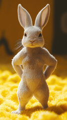 muscular bunny