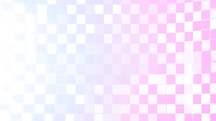 Fototapeta premium Abstract checkered pattern background in pink and blue gradient.