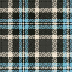 Tartan plaid texture pattern for textile, garments, fabric print, background and wallpaper. Seamless vector design.