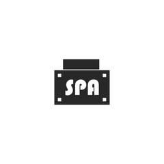 Silhouette of Spa and sauna Elements