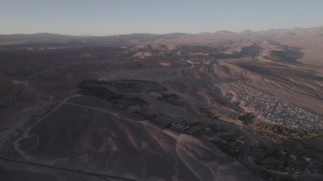 Atacama desert drone footage 4k