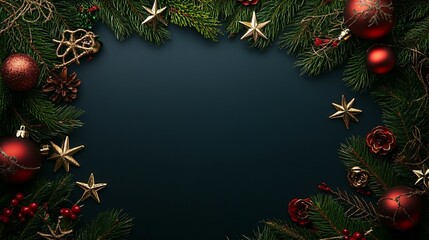 Blue backgraund for Christmas and New Year celebration