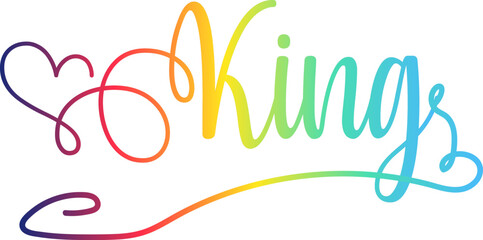 King text, king 3d gold text effect premium vectors