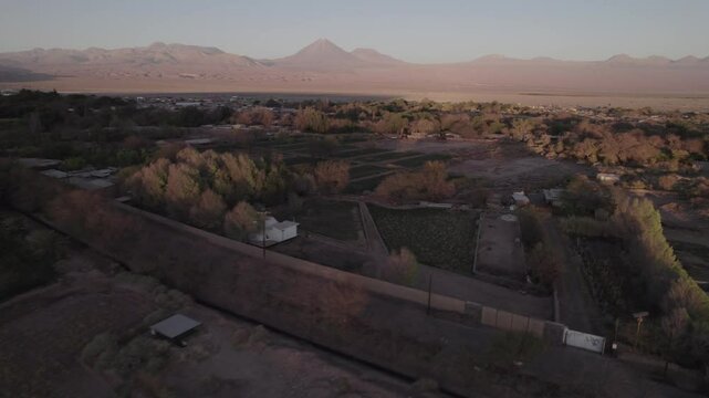 Atacama desert drone footage 4k