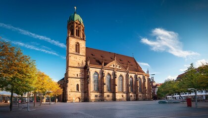 stiftskirche church in stuttgart germany travel destination