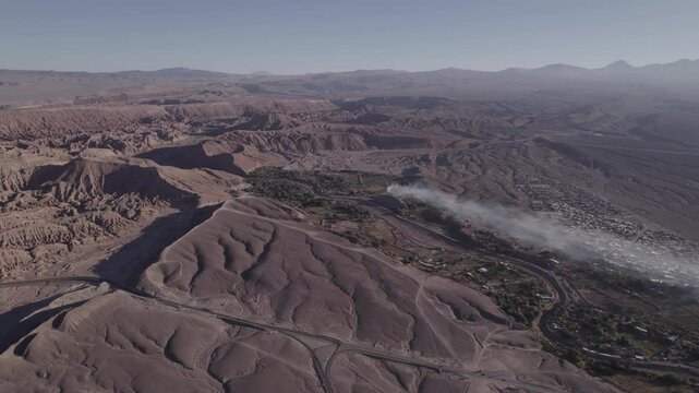 Atacama desert drone footage 4k