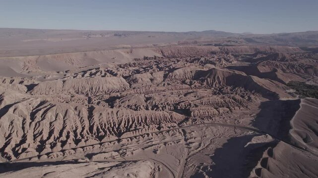 Atacama desert drone footage 4k