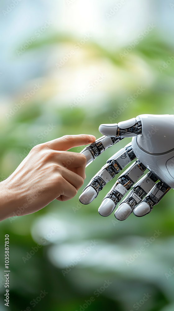 Poster the intersection of humanity and technology a glimpse into the future of robotics and human interact