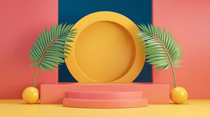 Vibrant Abstract Gradient Studio Background for Modern Designs.