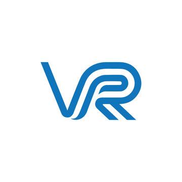 vpr logo design vector template, initial vpr letter logo design, vpr icon for business, Initial VR Logo Design Vector