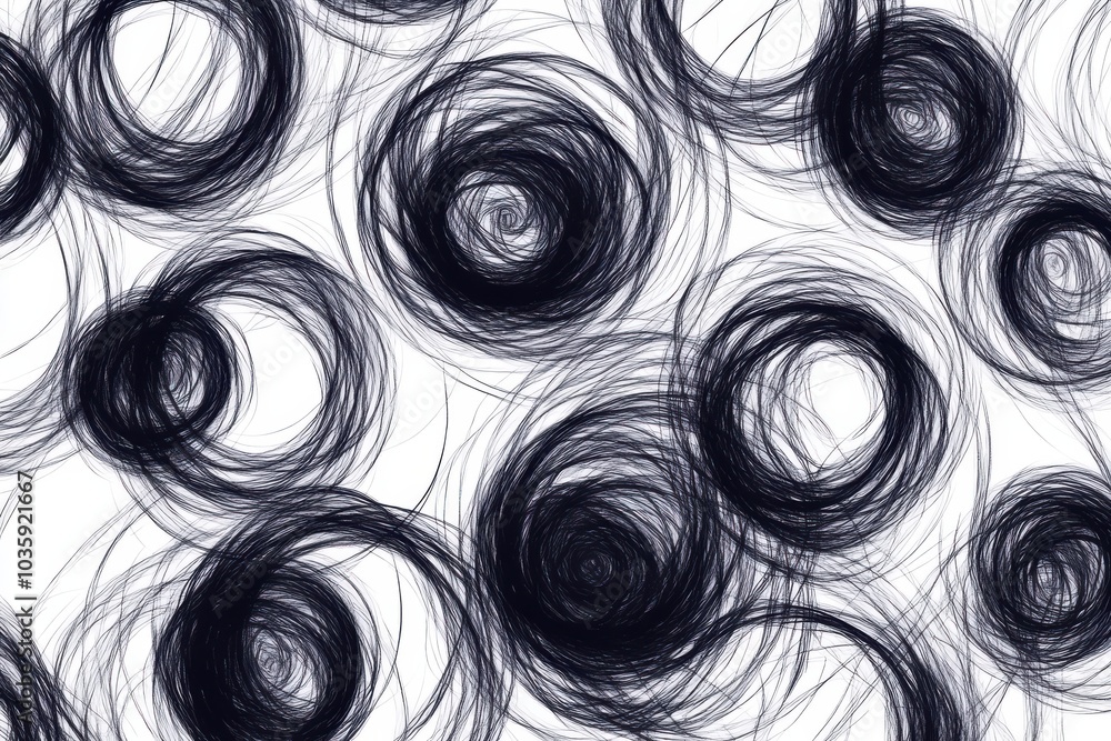 Poster playful artistic drawing featuring twirls. ongoing abstract ink or marker scribble pattern backdrop.
