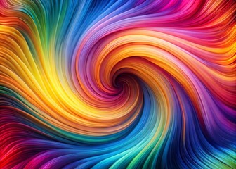 Fototapeta premium Colorful wavy swirl texture