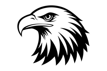 Bald Eagle icon on white background