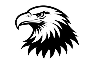 Bald Eagle icon on white background