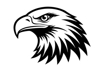 Bald Eagle icon on white background