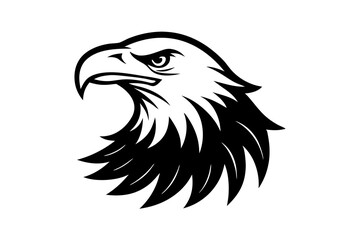 Bald Eagle icon on white background