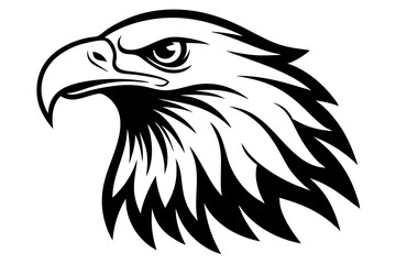Bald Eagle icon on white background