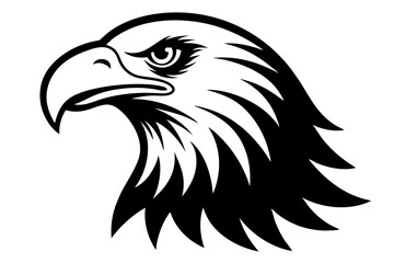 Bald Eagle icon on white background
