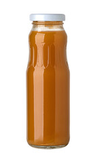 glass bottle with juice