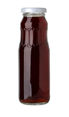 glass bottle with juice