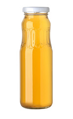 glass bottle with juice