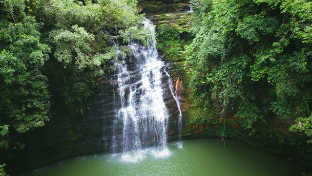 The stunning beauty of Bendao Baglai Waterfall located in Samparidisa  village, Haflong, Dima Hasao