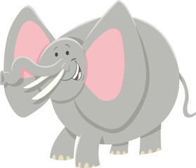 cartoon African elephant animal character