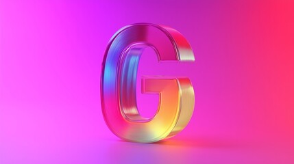 Obraz premium Sleek, minimalist sans-serif font with thin, razor-sharp lines, over a vibrant gradient background.