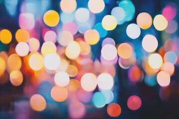 Fototapeta premium Lively fuzzy illumination forming a creative impression on a gloomy surface