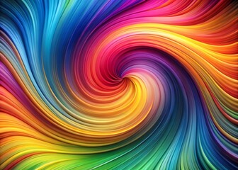 Fototapeta premium Colorful wavy swirl texture