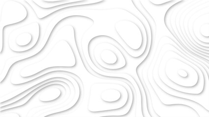 Abstract white background with waves White abstract 3d realistic design background. 