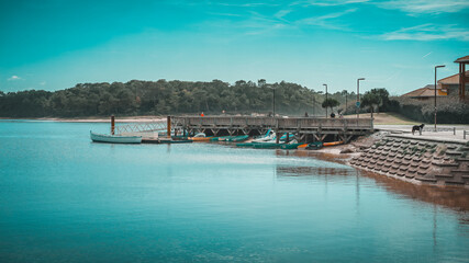 vieux boucau ponton barques