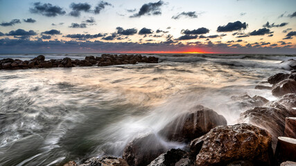 vieux-boucau digue éclaboussure 