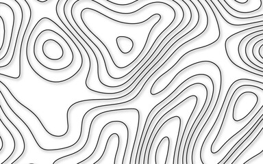 Topographic map backdrop. Contour line abstract background.