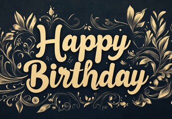 Obraz premium Creative design for birthday wishes and parties.