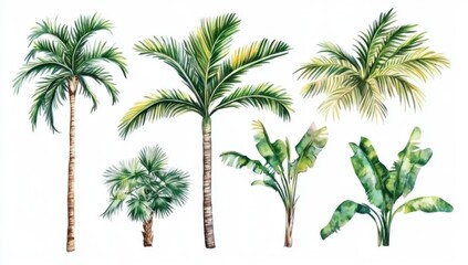 Vibrant representation of tropical foliage in this image.