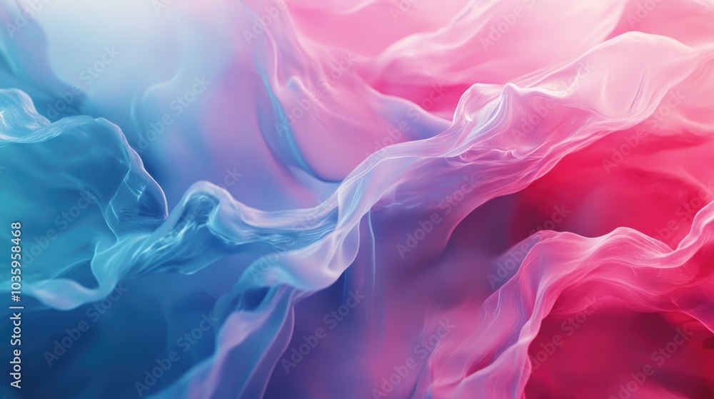 Poster abstract background featuring dynamic effects with trendy gradients resembling a water surface ideal