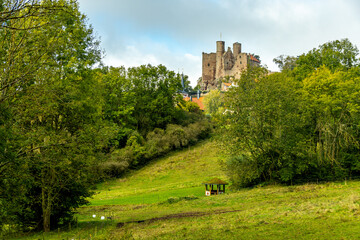 Unterwegs an der Landesgrenze zwischen Hessen und Thüringen im wunderschönen Eichsfeld zur Burg...