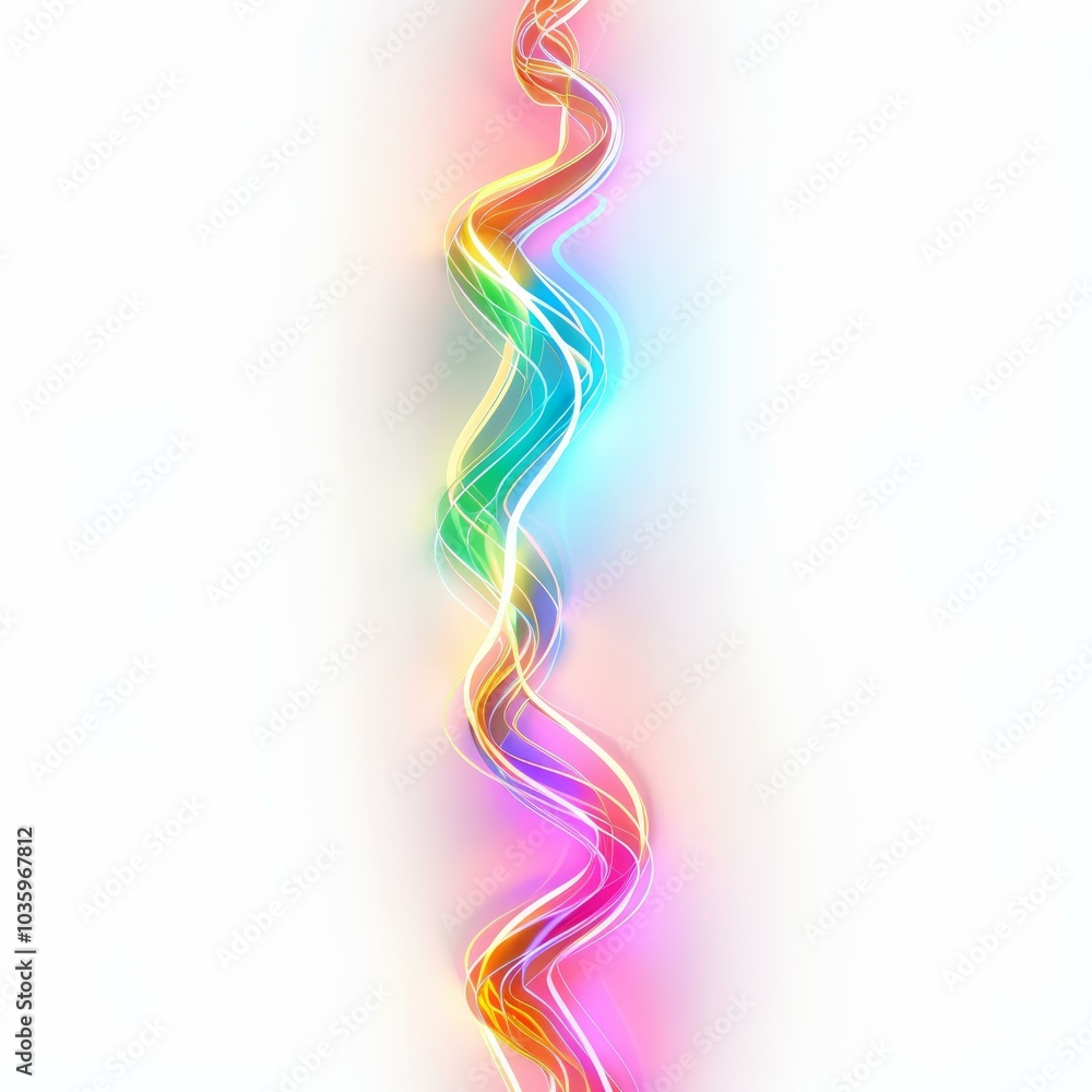 Poster abstract background with luminous swirling lines creating a dynamic and vibrant design