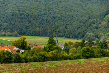 Unterwegs an der Landesgrenze zwischen Hessen und Th&uuml;ringen im wundersch&ouml;nen Eichsfeld zur Burg Hanstein bei Bornhagen - Th&uuml;ringen - Deutschland