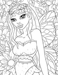 Coloring page for adults