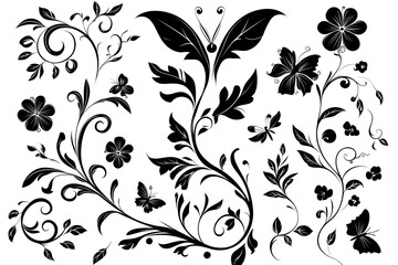 Floral design elements