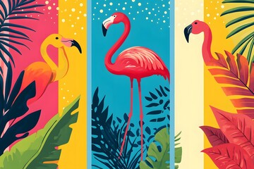Naklejka premium Colorful abstract backgrounds for summer designs